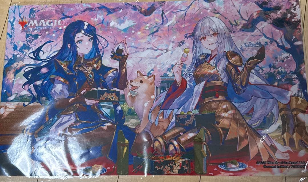 放浪皇のお花見　放浪皇&ナーセットプレイマット