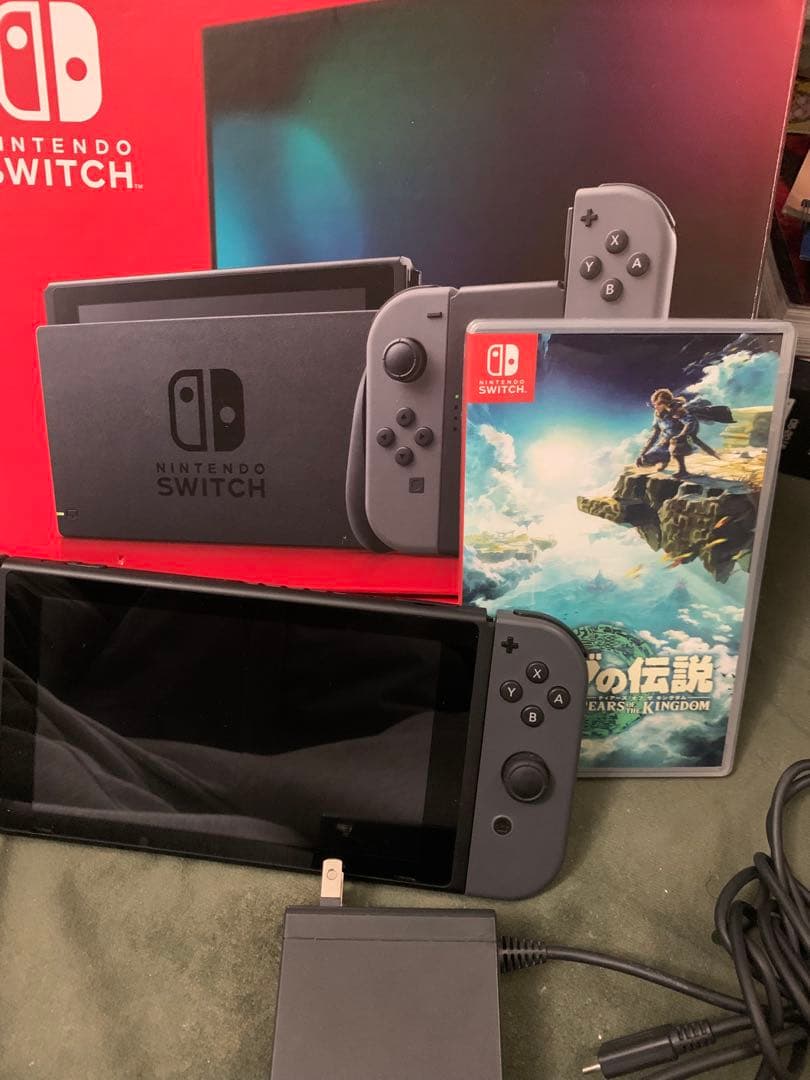Nintendo Switch グレー ゼルダの伝説付き