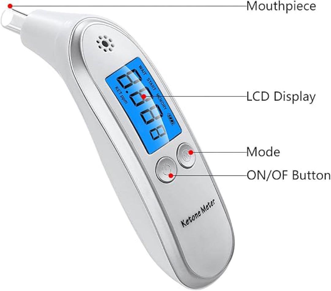 ケトシス呼吸測定器、ケトンメーター検知器、Ketosis呼気式測定器