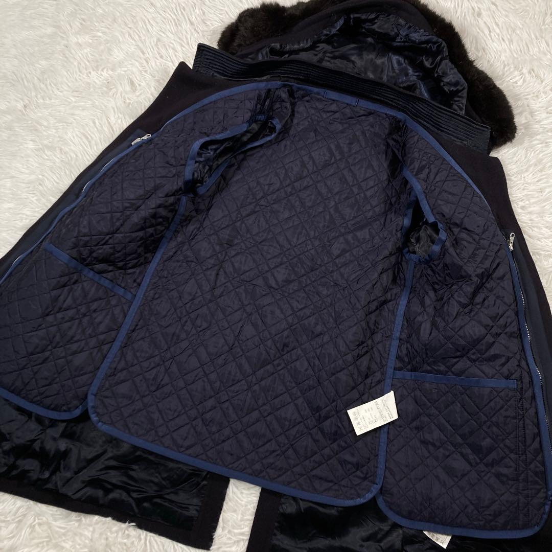 sacai ダッフルコート ライナー付き ラビットファー - メルカリ