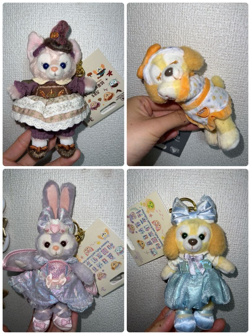 新作　上海ディズニー　サマーシリーズ　ステラルークッキー　キーチェーン