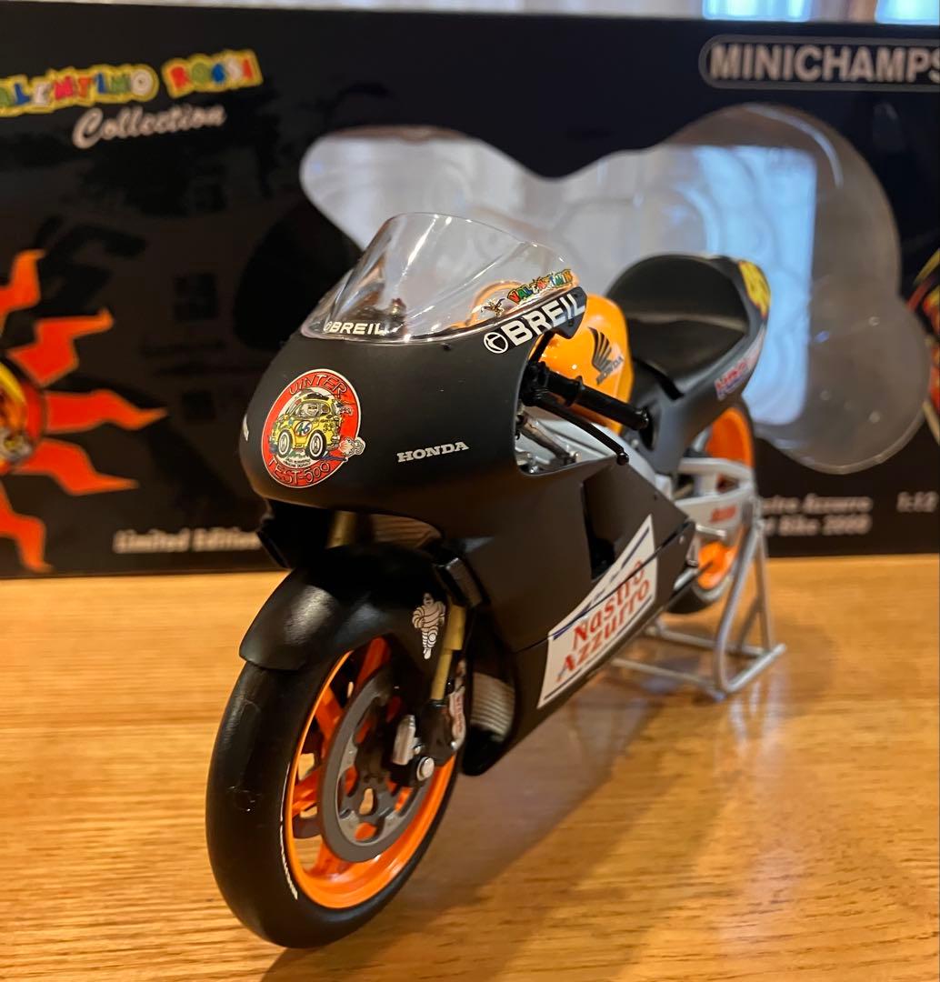 ミニチャンプスNSR 500 バレンテイーノロッシ 2000年テスト車