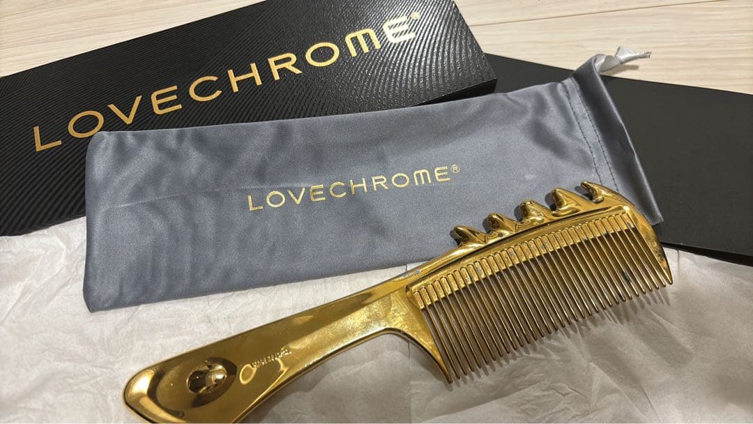 ラブクロム　K24GP スカルプカッサ　GOLD 箱と袋付き