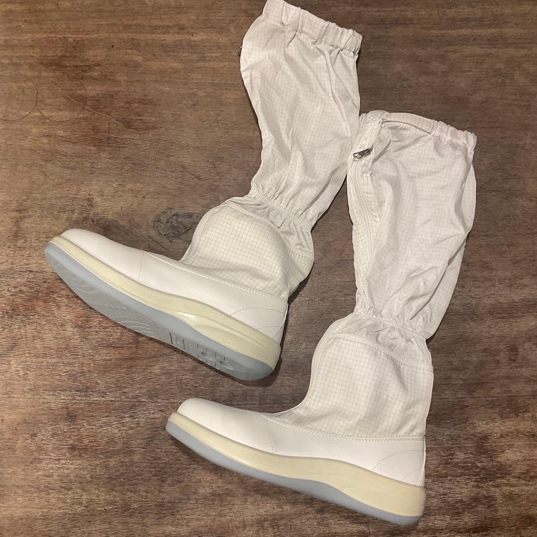 未使用級！ミドリ安全 静電安全靴 クリーンルーム SCR1200 25.5cm