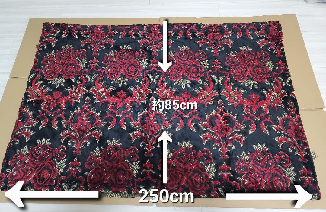 即発送可！期間限定値下げ中！！金華山 華恋 レッド 生地 ハギレ 【訳あり】