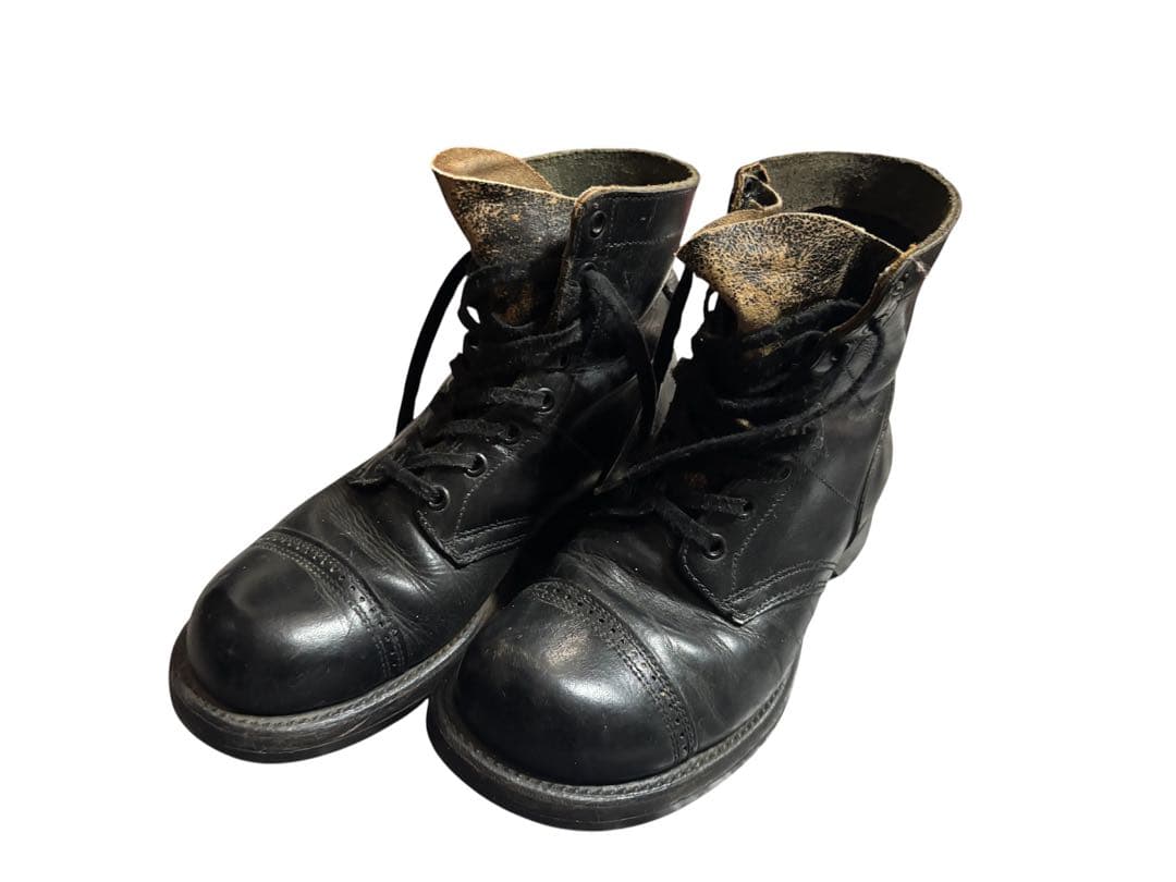 値下げ交渉可！アメリカ軍　リメイクブーツ　ブラック　 25.5〜26.0cm