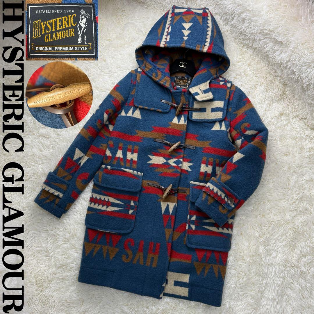 希少♡ヒステリックグラマー HYS ロゴ ノルディック デザイン ダッフルコート