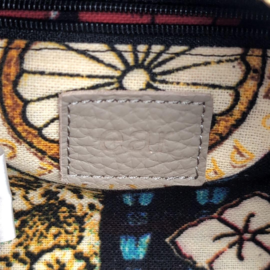 未使用級✨️ イアパピヨネ ねこ刺繍ボストンバッグ 猫刺繍 ミニ