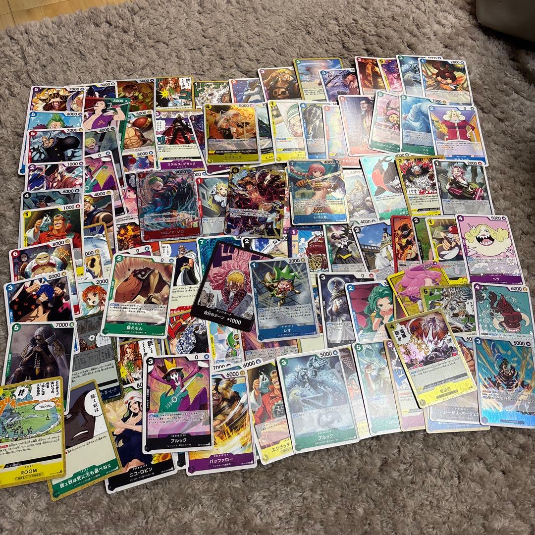 ワンピース カード まとめ売り約100枚 - メルカリ