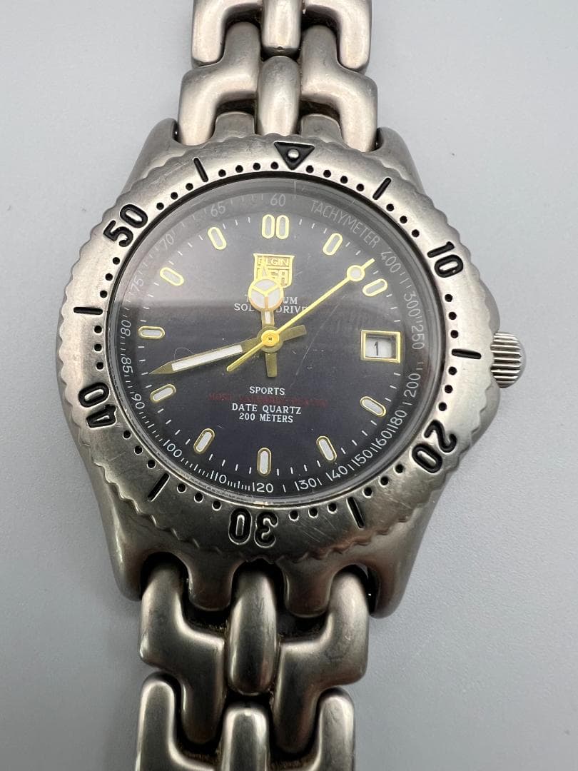 エルジン ELGIN ピエールギオネ アルバ カリブ メンズ クォーツ 3本