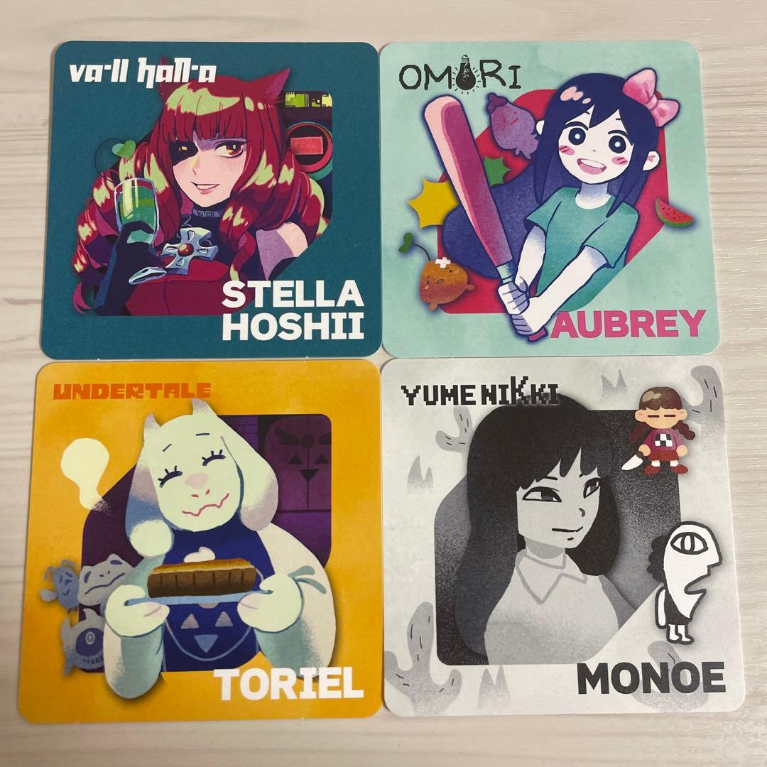 GiGO渋谷 omori アンダーテール ゆめにっき コースター ゲーマー焼き