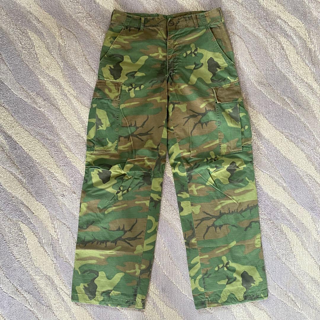 US ARMY米軍実物ジャングルファティーグパンツグリーンリーフM65M51 60's】【米軍実物】【ビンテージ】 【U.S.ARMY】【ノンリップ】【1st