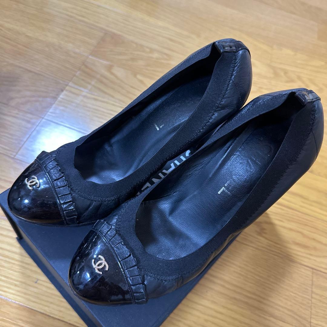 CHANEL ブラック パンプス 36サイズ