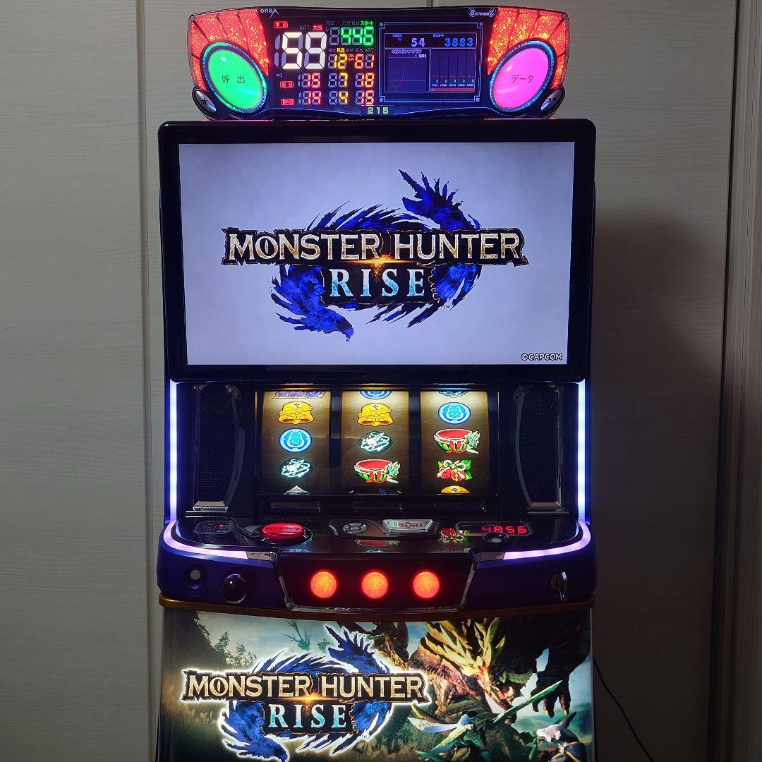 パチスロ　実機　LモンスターハンターライズXA　スマスロ