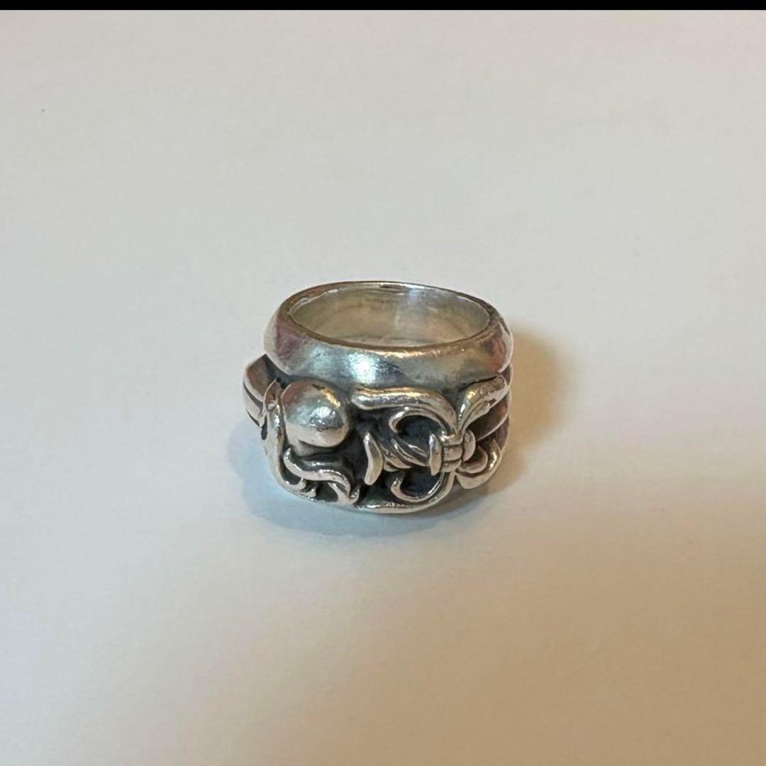 NNクロムハーツ ダガーハートリング 15号