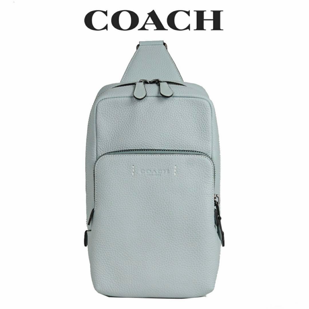 【超備品】COACH ゴッサム ショルダーバッグ アクアブルー