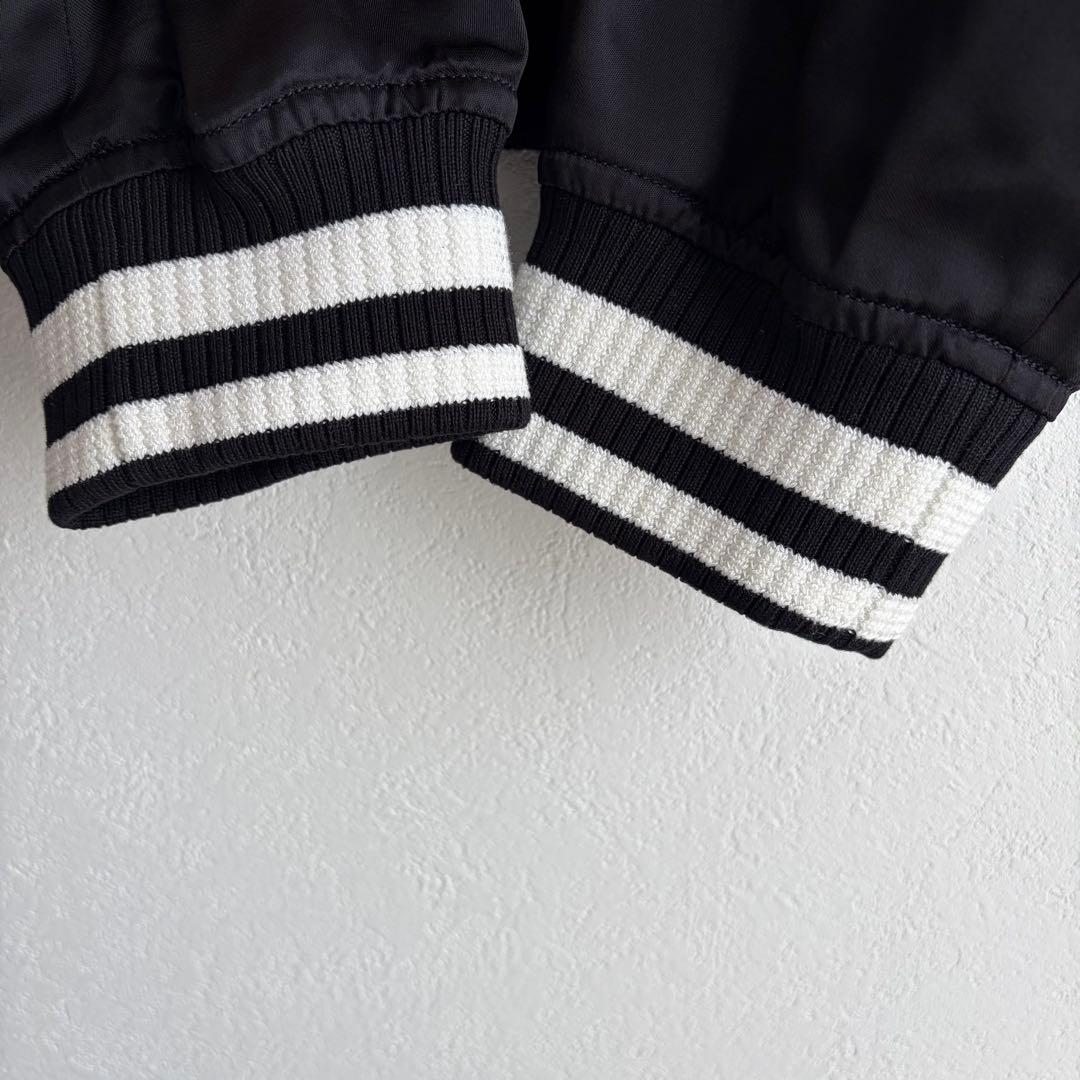 美品✨】ルイヴィトン スカジャン エンブロイダリー ジップアップ 黒