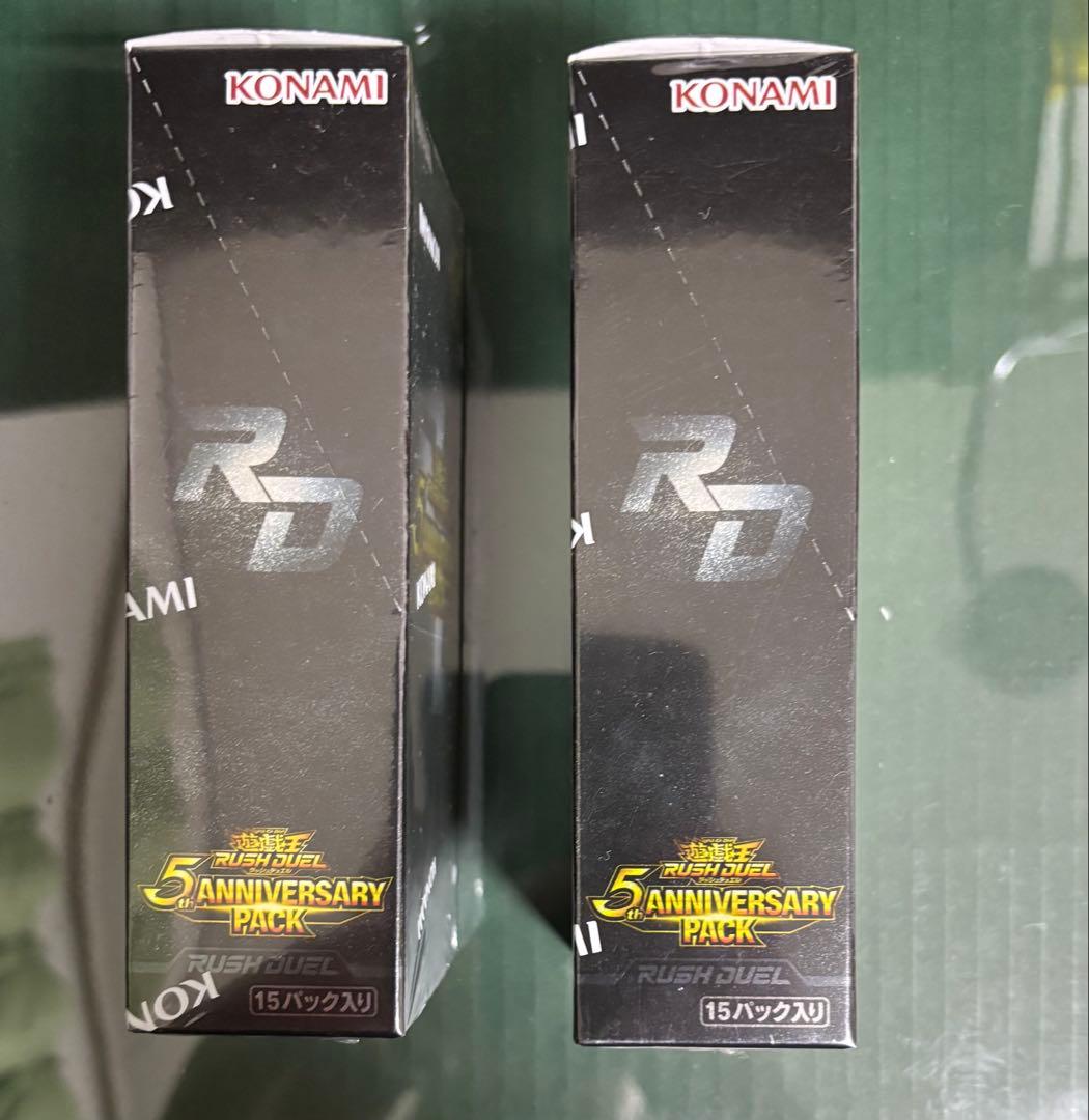 遊戯王RD5th アニバーサリー未開封BOX シュリンク付き 2BOXセット