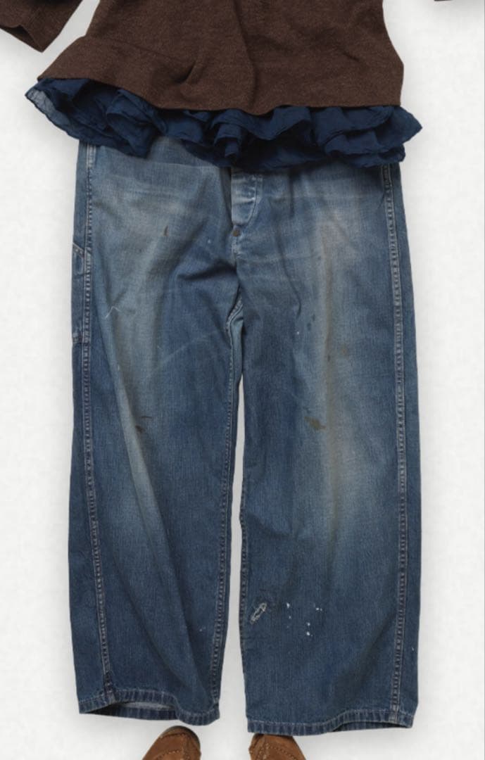 45Rpm 店舗限定ビンテージペインターパンツ SALE】スーパーワイド ペインターパンツ【アウトレット店舗・WEB限定