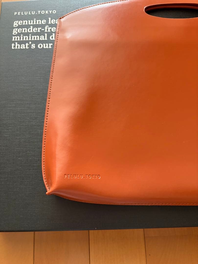 PELULU.TOKYO／本革ビジネスバッグ／ブラウン - メルカリ