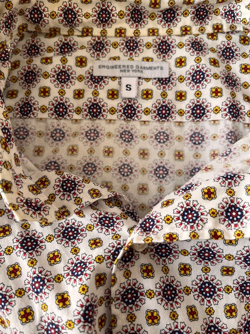 Engineered Garments スプレッドカラーシャツ S USA製