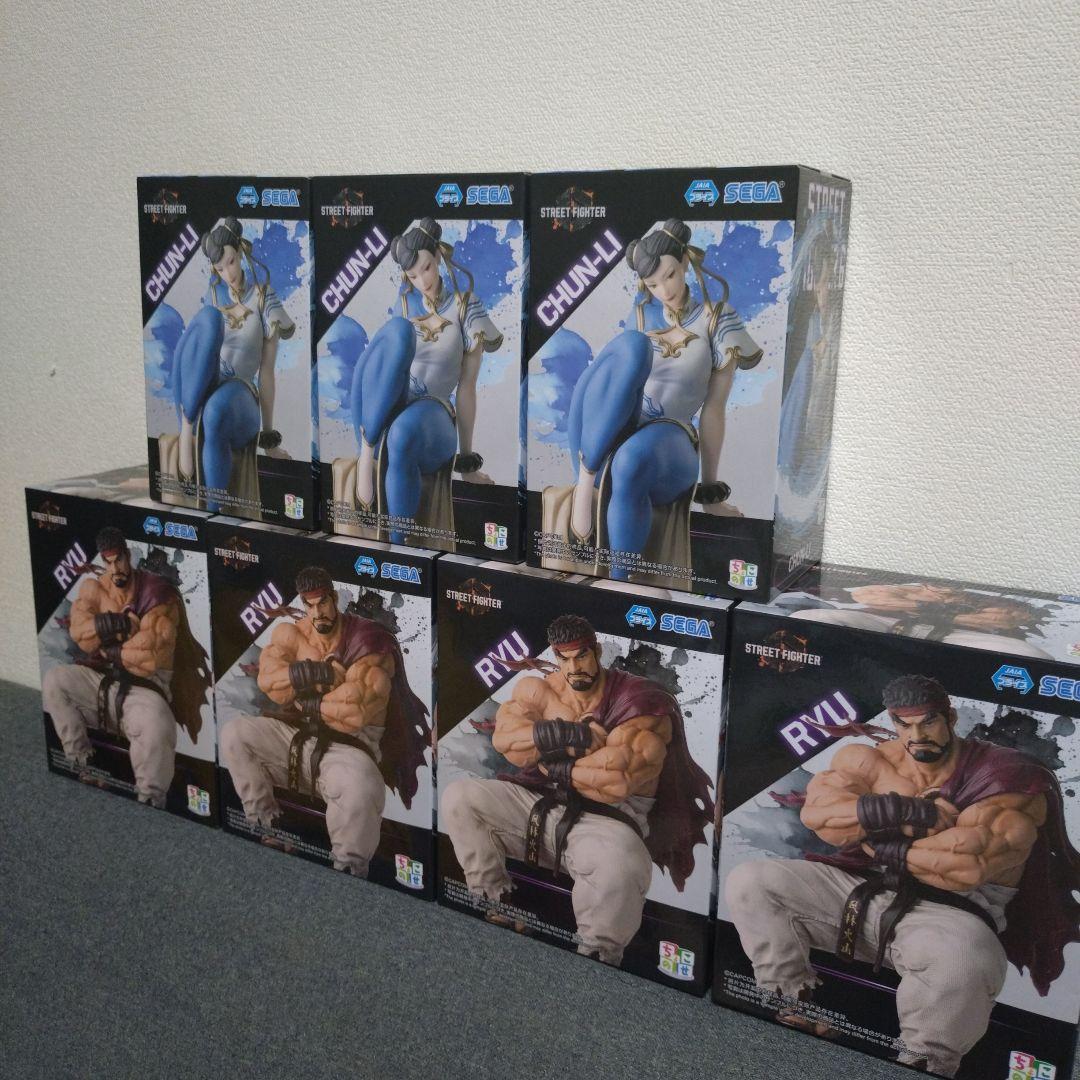 ストリートファイター6 ちょこのせプレミアムフィギュア リュウ 春麗 7点セット