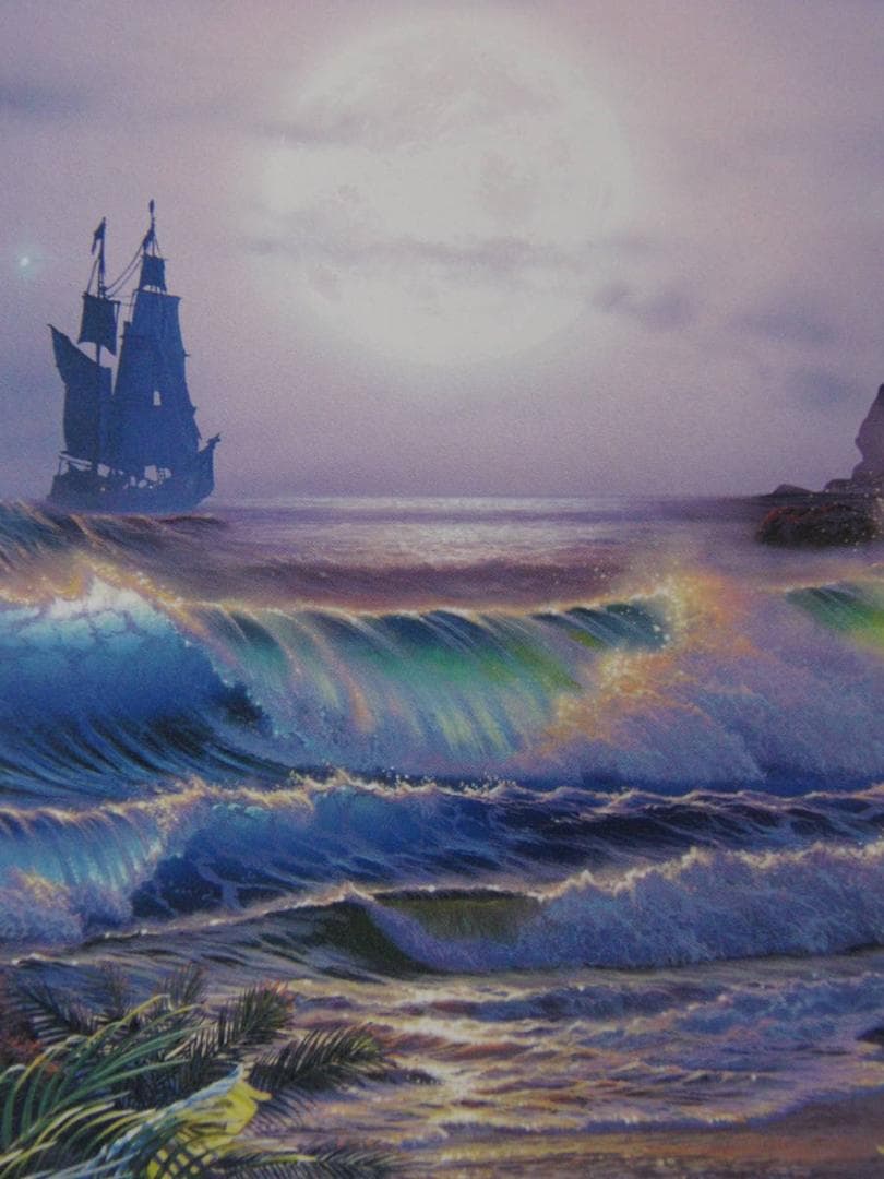 クリスチャン・ラッセン、【エターナルデザイアー】、希少な額装用画集