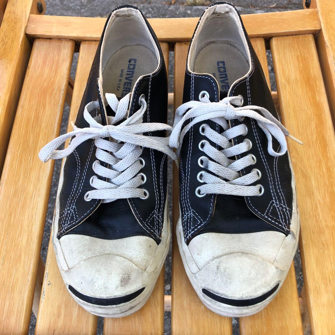 コンバース ジャック パーセル レザーカート コバーン ヴィンテージ