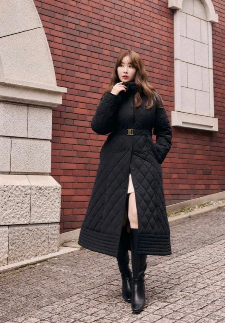 herlipto Madison Quilted Long Coat Mサイズ MadisonQuiltedLongCoat Her lip to - メルカリ
