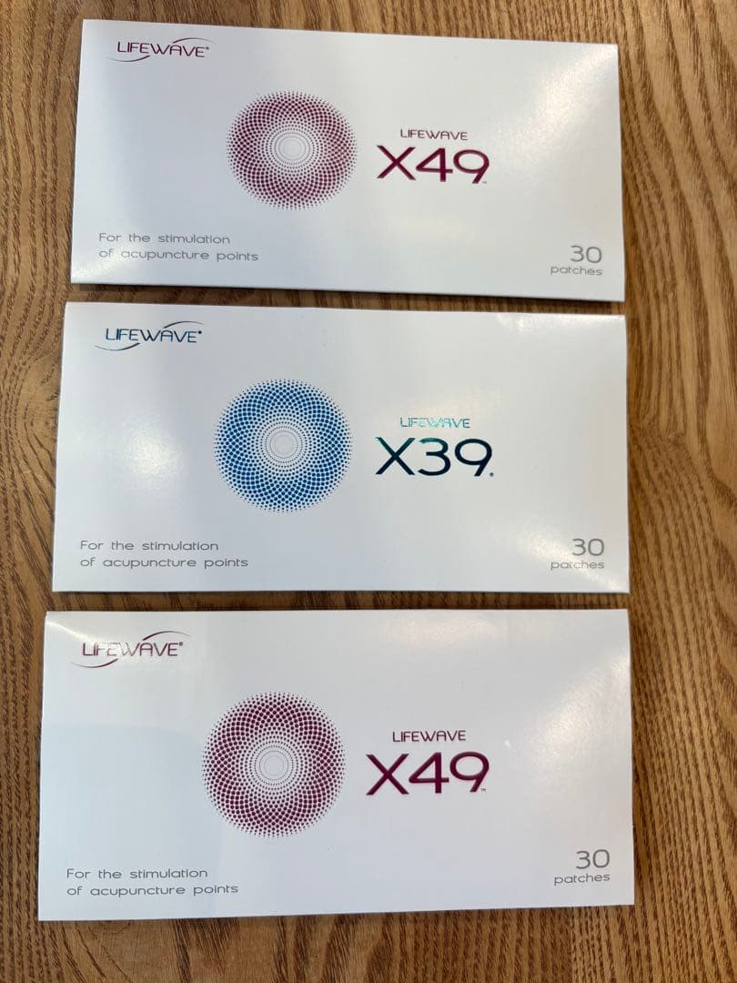 ライフウェーブ　x39 1パック　x49 2パック