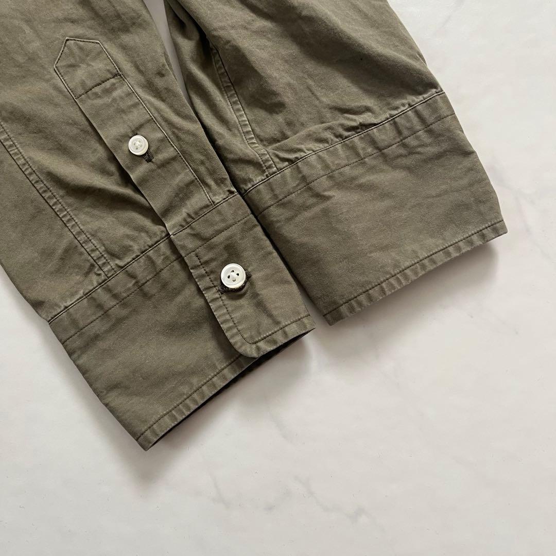 希少 02サイズ マディソンブルー マダムシャツウォッシュアウト カーキ