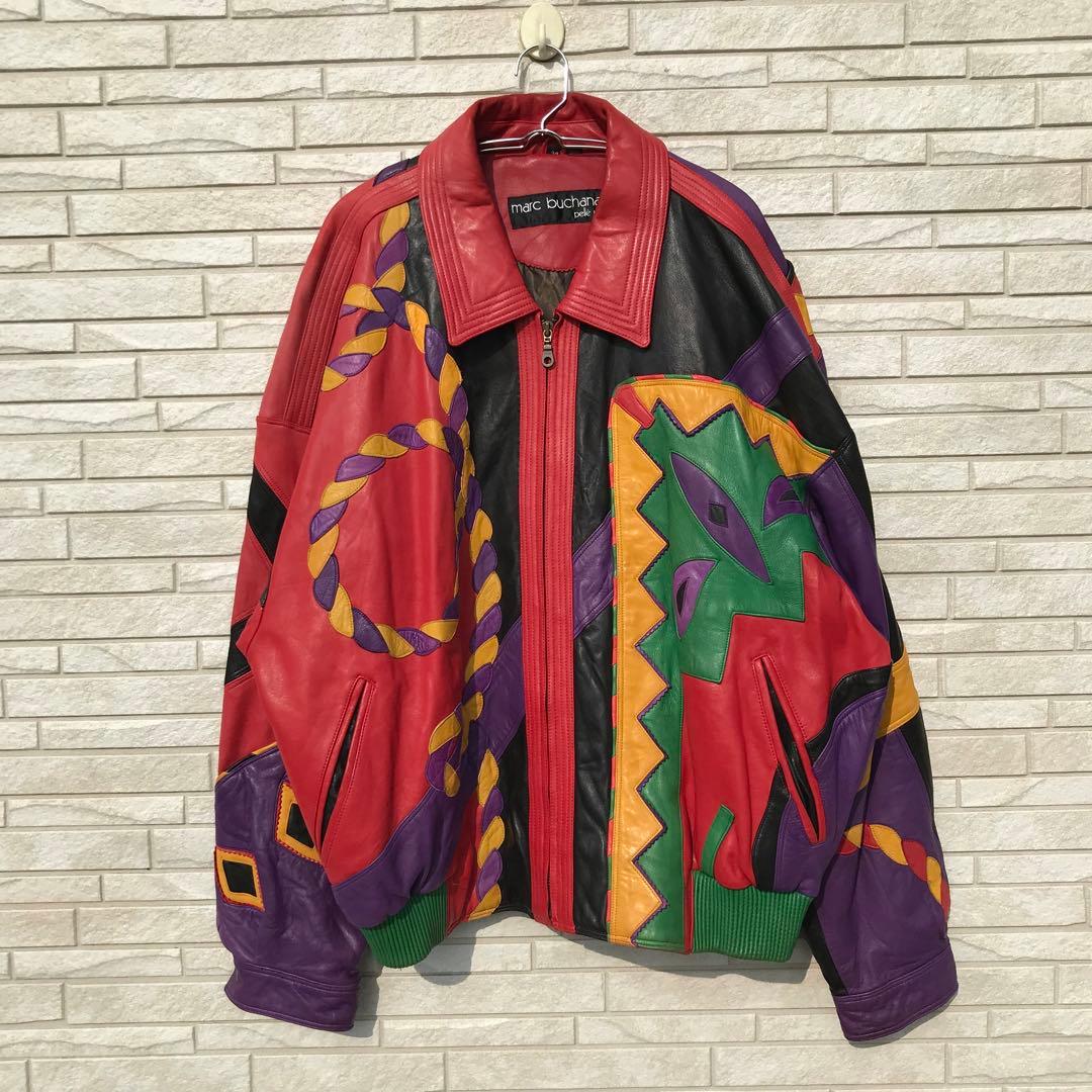 MARC BUCHANAN ペレペレ レザージャケット 44