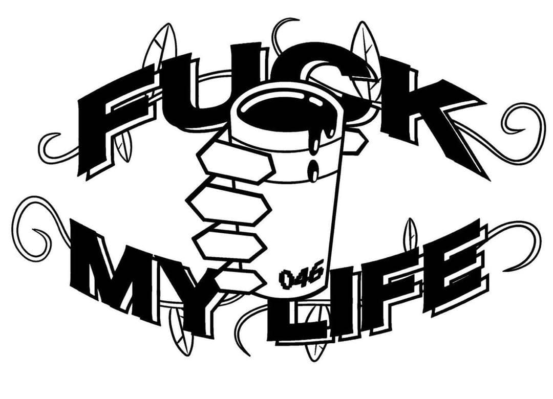 fuck my life flexwitme DAB着用 - メルカリ