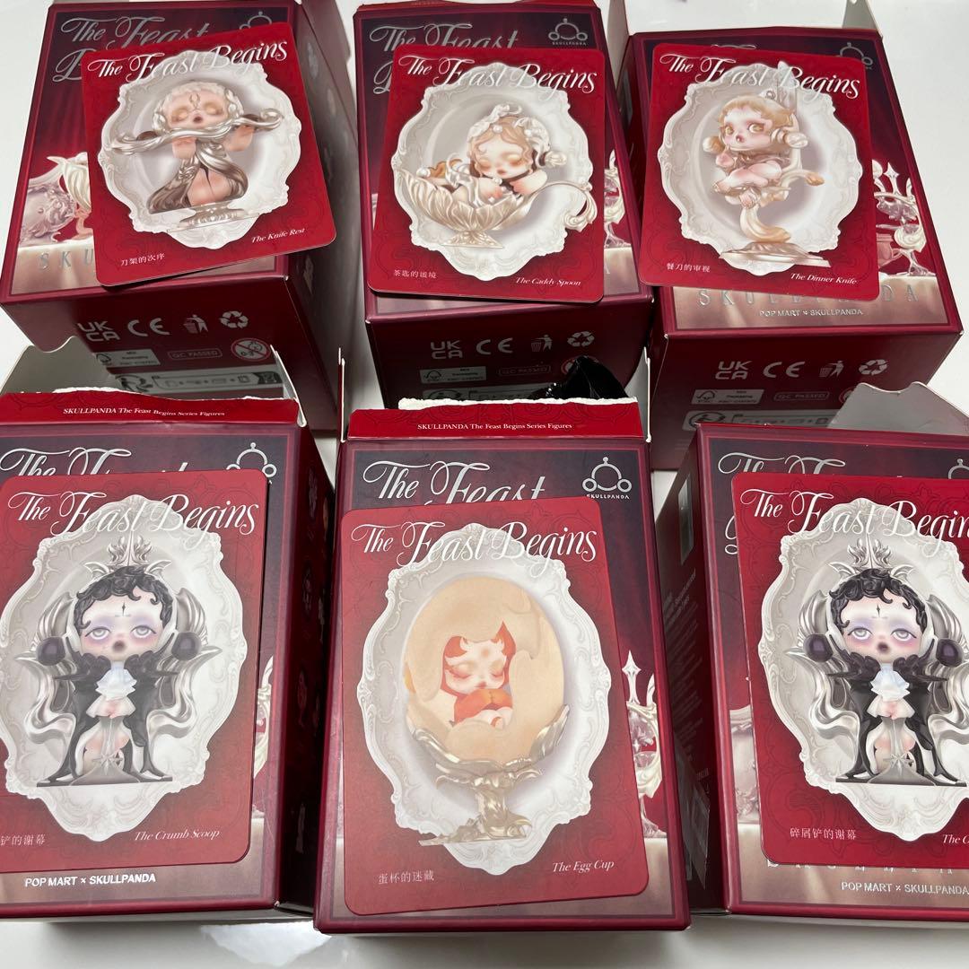 The Feast Begins Skull Panda 6体セット