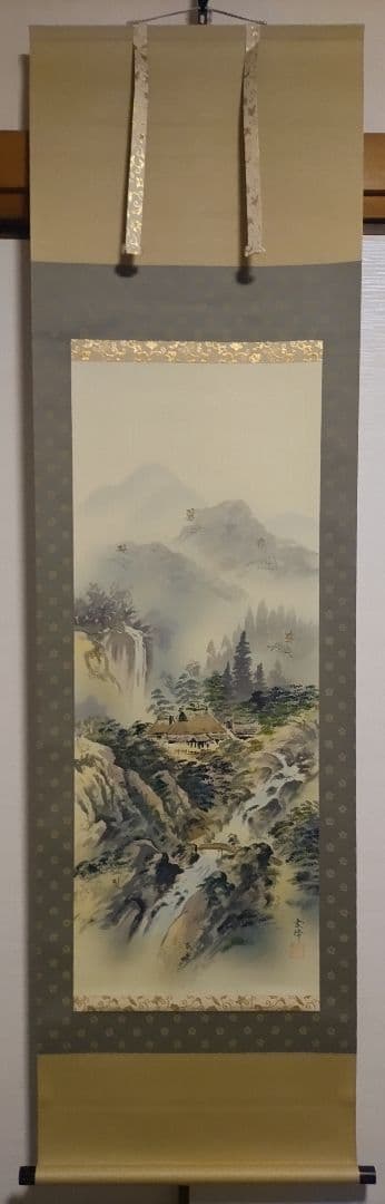 ご希望額まで値下げ@風水富嶽發祥図・十二神将守護山水図