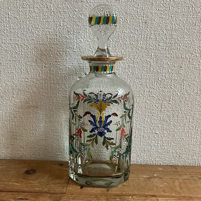 エナメル 金彩 ヴェネチアングラス MURANO 1950s ヴィンテージ ベネチアングラス ムラノ イタリア カップ＆ソーサー グリーン