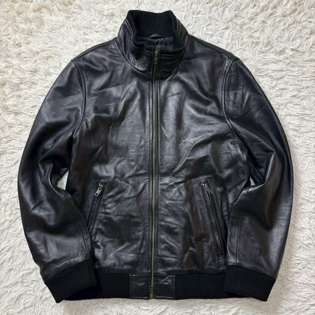 【極美品】LIUGOO シープスキン レザージャケット　L ブラック 楽天市場】【30%OFFクーポン】Liugoo Leathers 本革 レザースカジャン