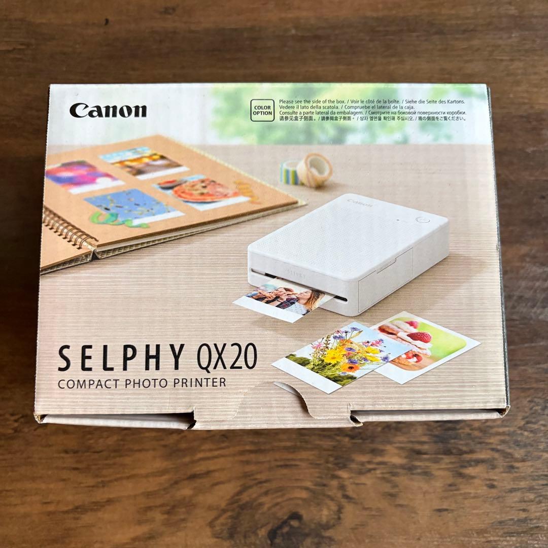 くぅCanon SELPHY QX20 コンパクトフォトプリンター