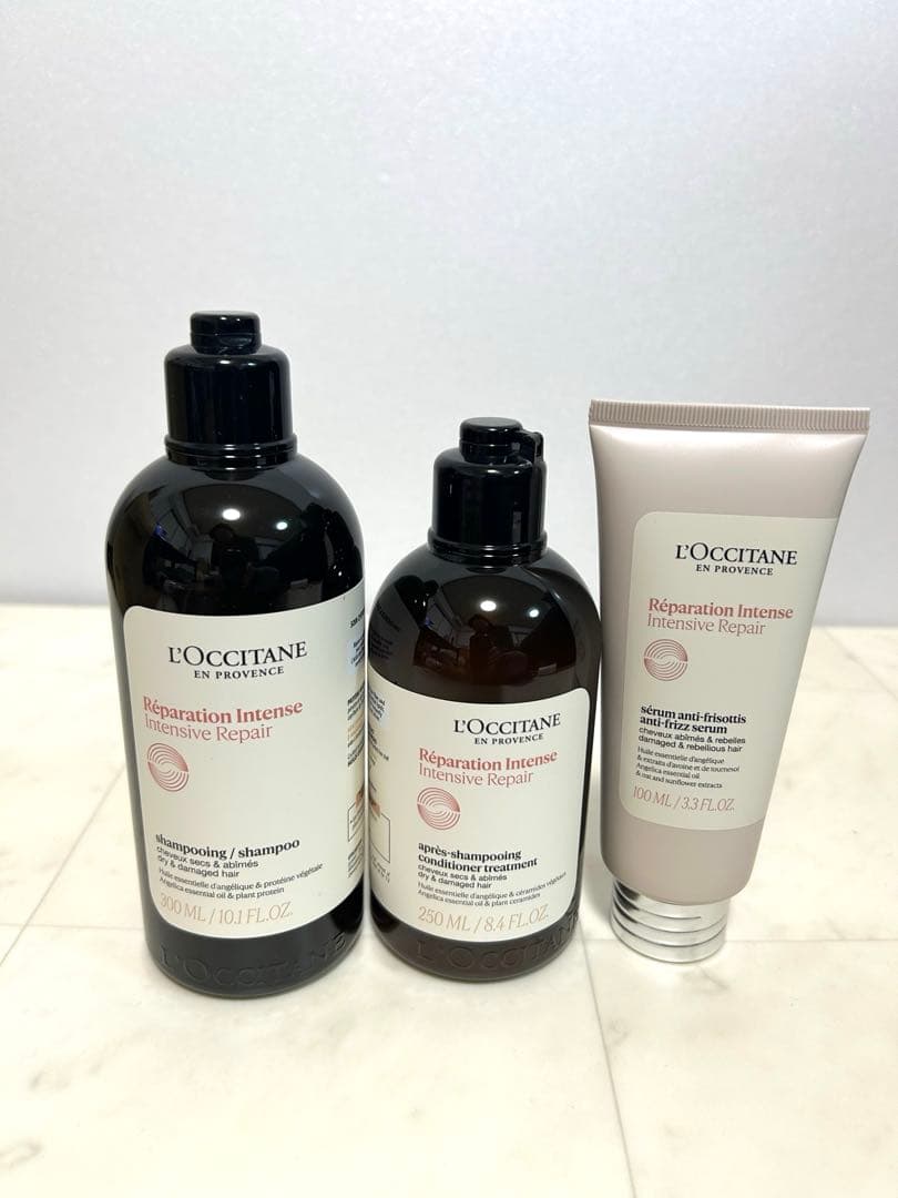 ロクシタン　インテリシヴR シャンプー&コンディショナー　ヘアミルクセラム