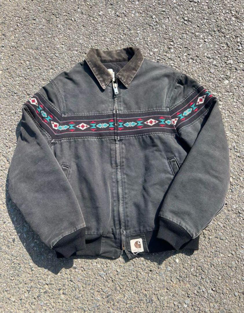 Carhartt ネイティブ柄 サンタフェジャケット デトロイト 90s サウス