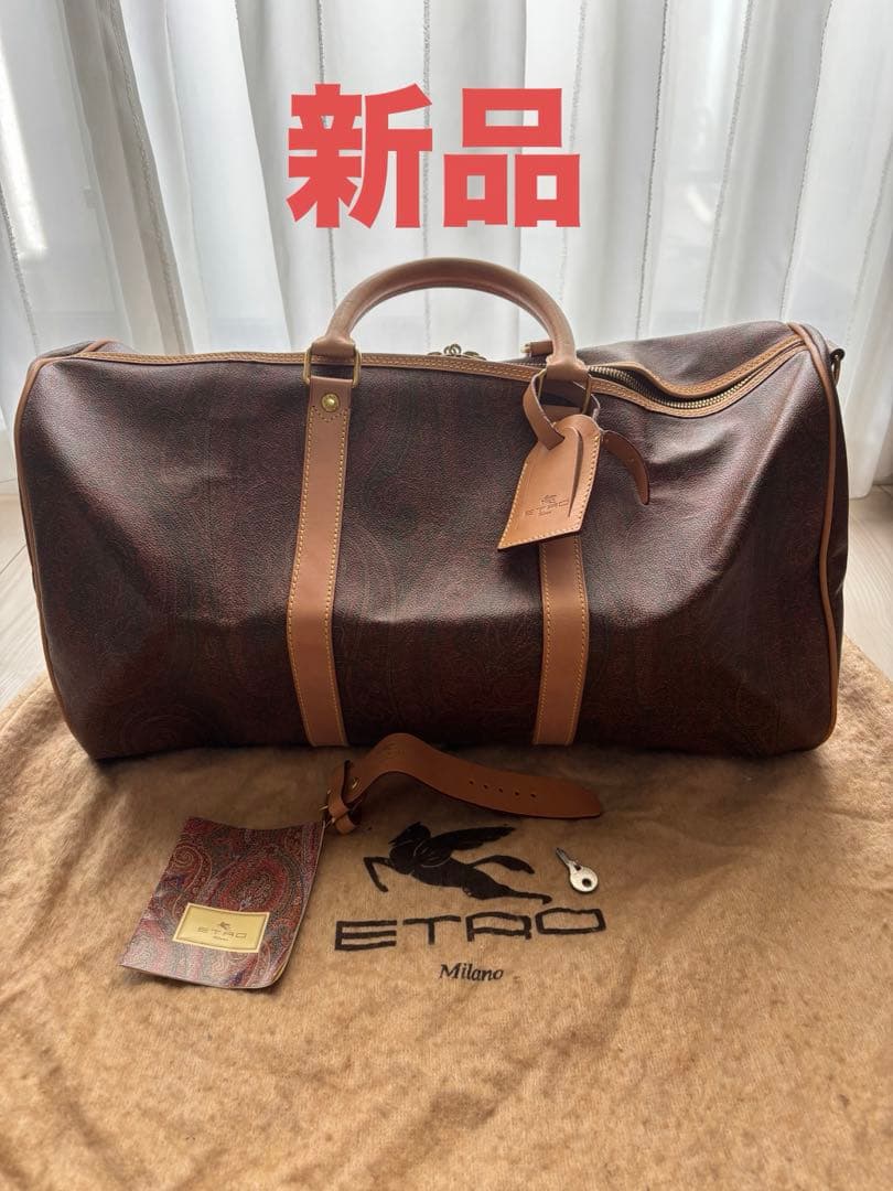 エトロETRO ボストンバッグ ペイズリー