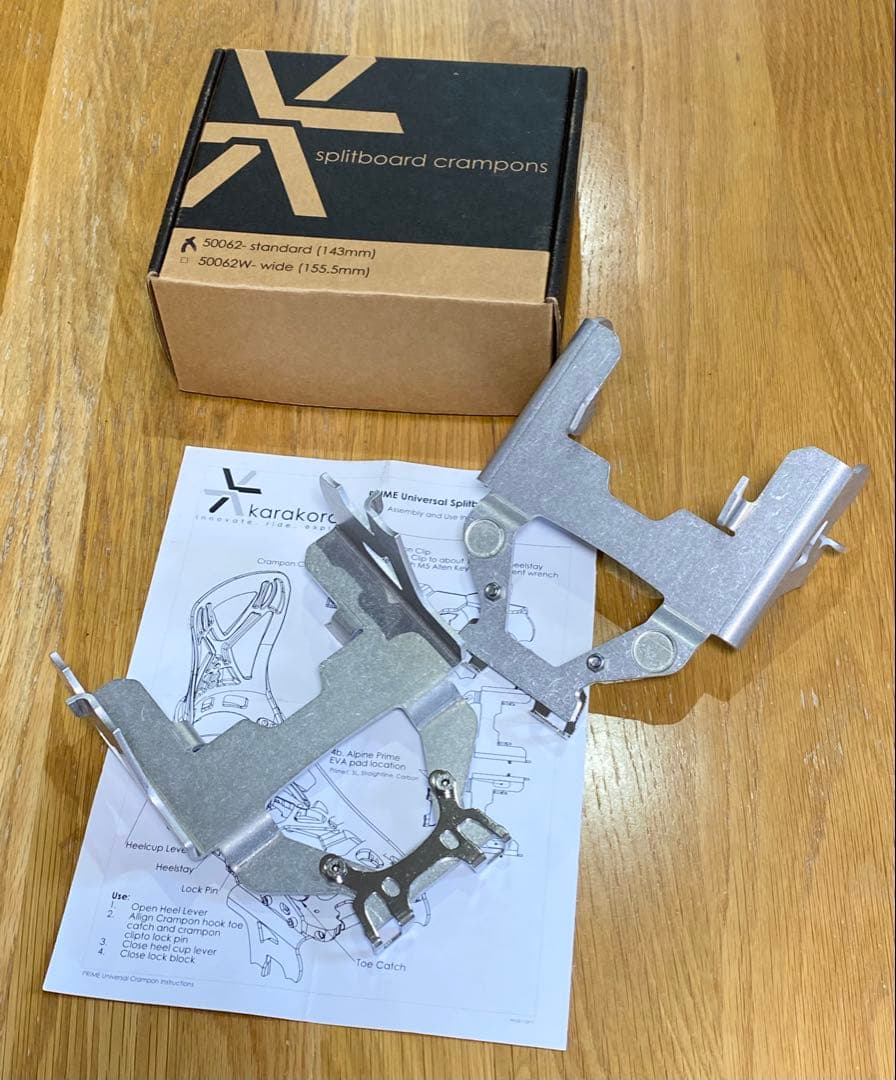 カラコラム クランポン アイゼン 143mm50062-standard 未使用