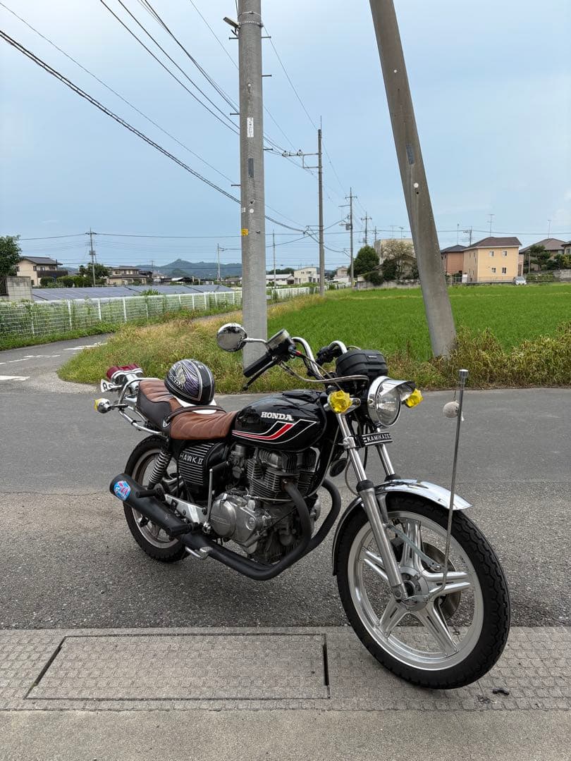 cb250n cb400n タックロールシート　茶色