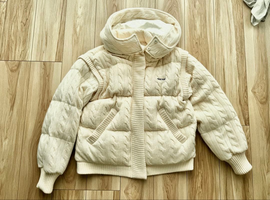 ジャケット・アウター thetoe SHARD KNIT DOWN