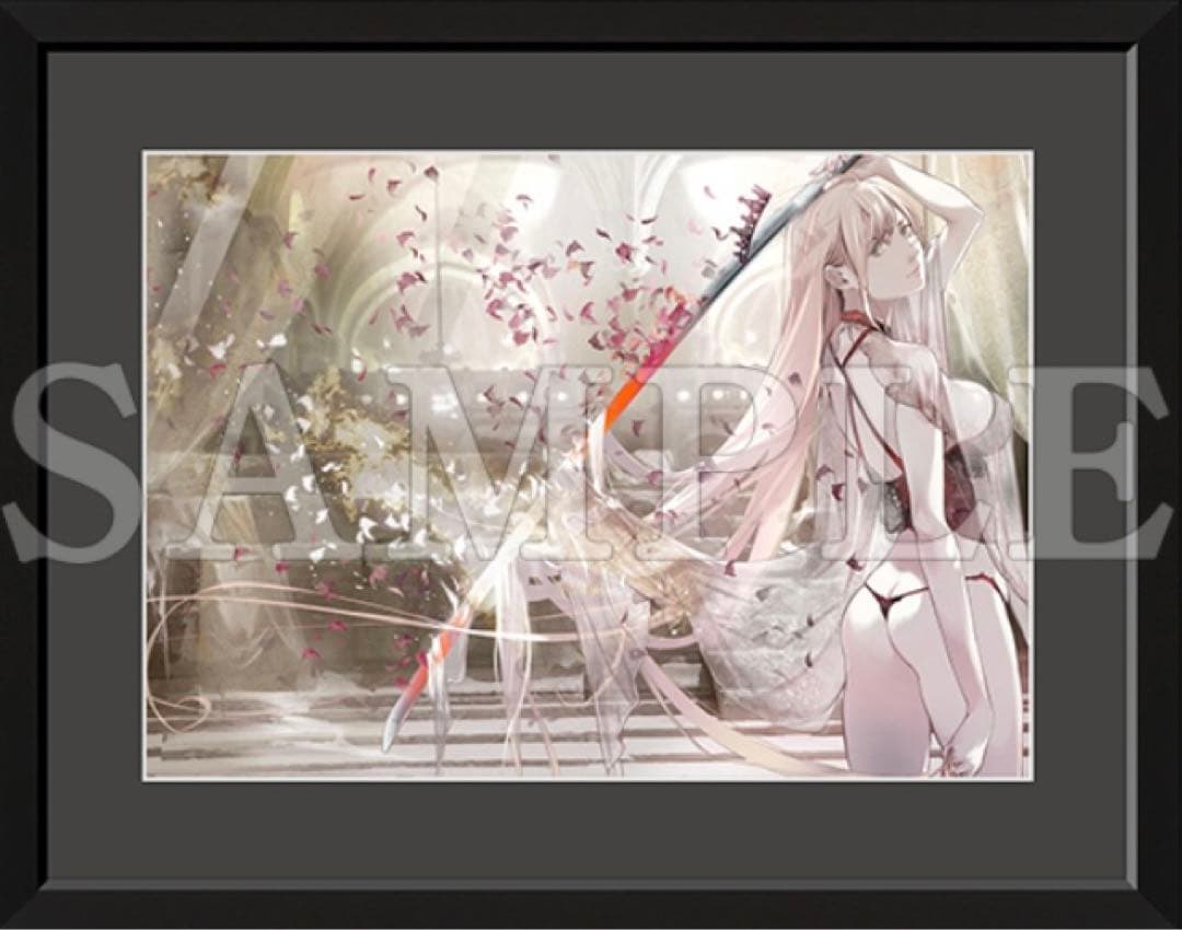 化物語 推しちゃれ A賞 高精細複製画 キャラファイングラフ キスショット