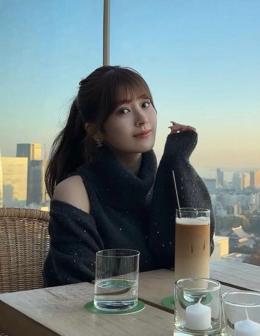 スナイデル スパンコールニットカーディガン& ニットプルオーバー