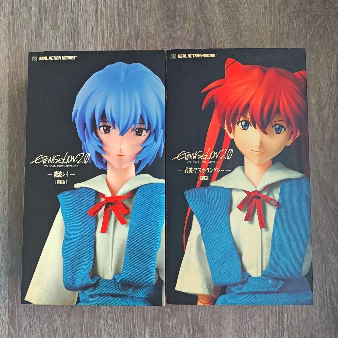REAL ACTION HEROES 綾波レイ 式波・アスカ 2点セット RAH Amazon.co.jp: RAH リアルアクションヒーローズ ヱヴァンゲリヲン新