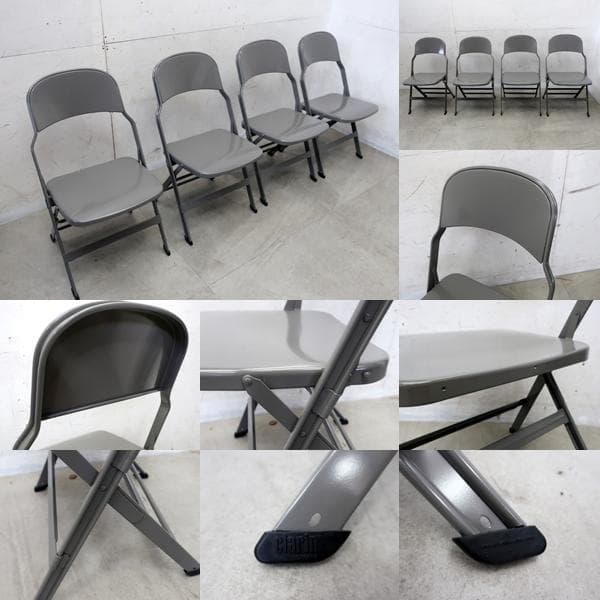 ryonryon　サンドラーグレー4脚　コクヨチェア4脚