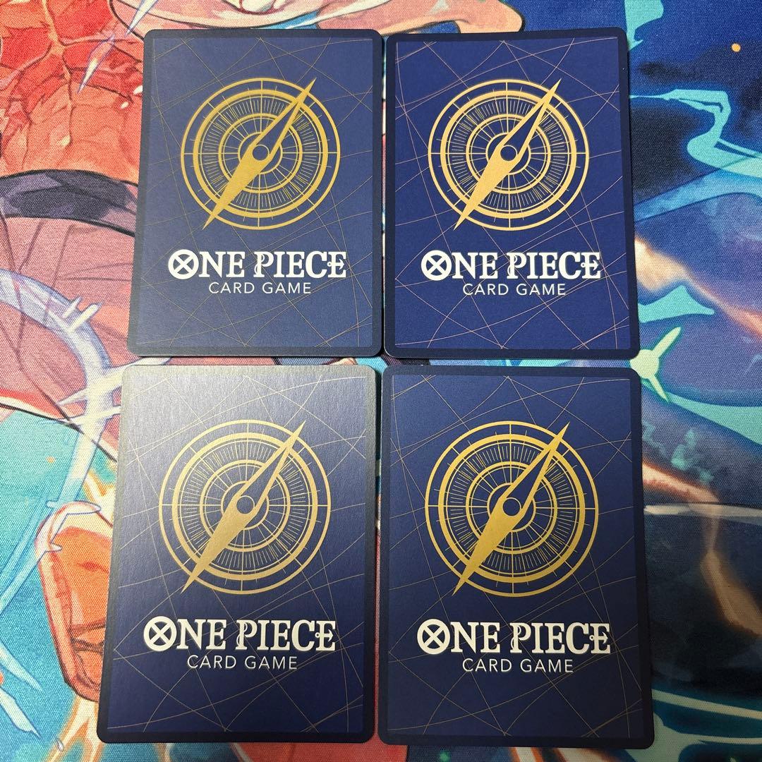 ワンピースカード 孔雀 ヘルメッポ パラレル 各4枚 赤黒コビー - メルカリ