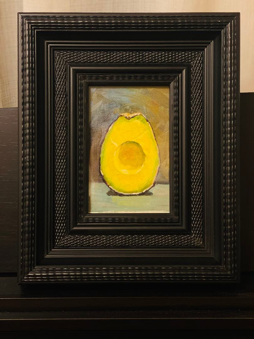 アボカドの油絵